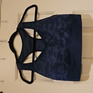 Members Mark Navy blue Seamless Racerback Sports Bra Size XXL